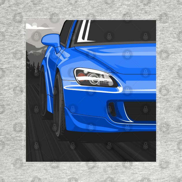 Honda S2000 AP2 Rolling - Apex Blue by wearapex